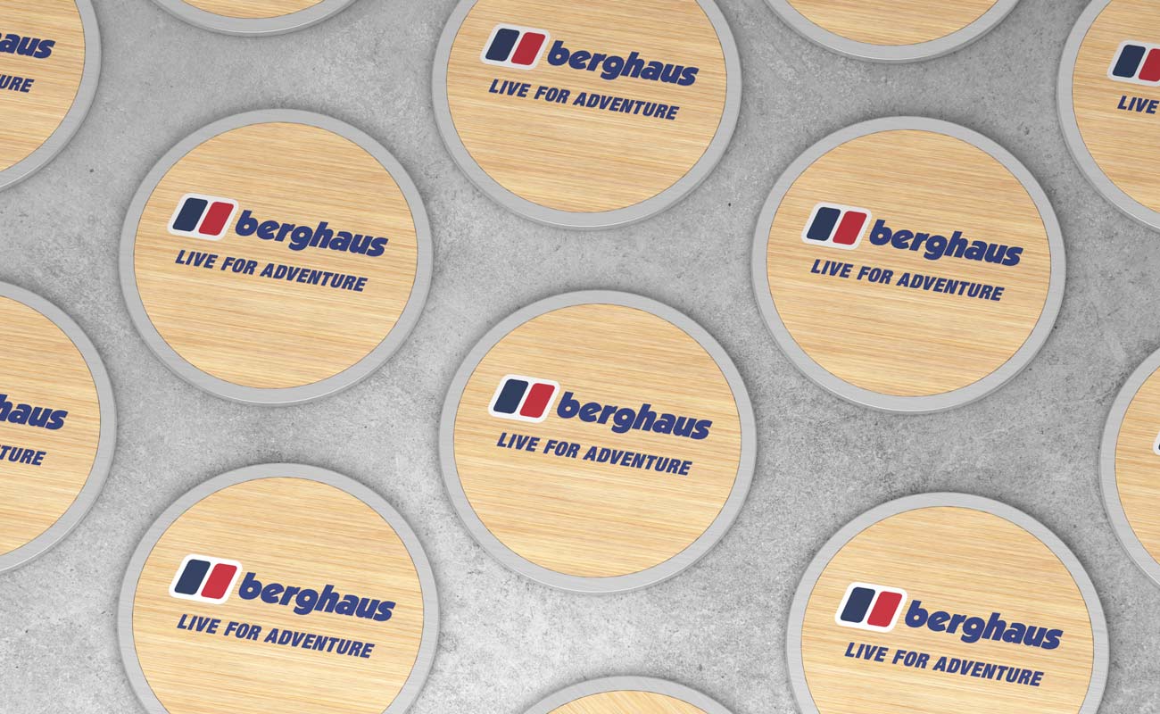 Base - Bamboo Coasters with Logo gallery thumbnail