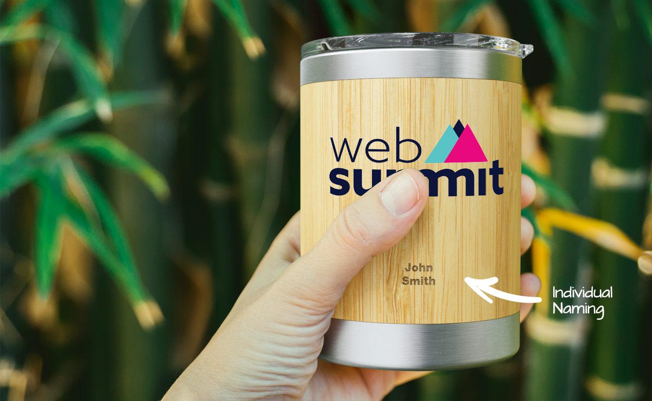 Crew Bamboo - Personalised Bamboo Travel Mug Crew Bamboo - Personalised Bamboo Travel Mug