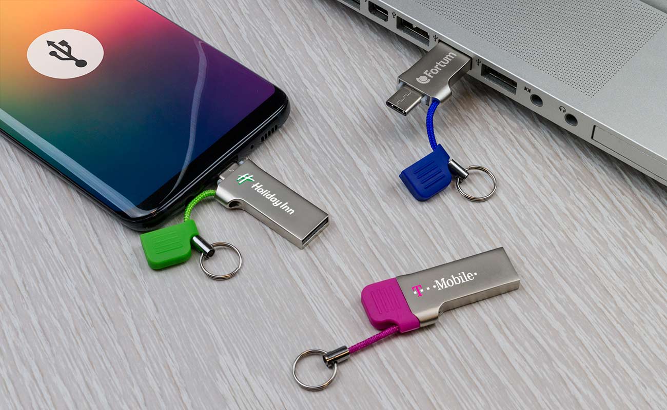 Lynx - Personalised USB With USB-C gallery thumbnail