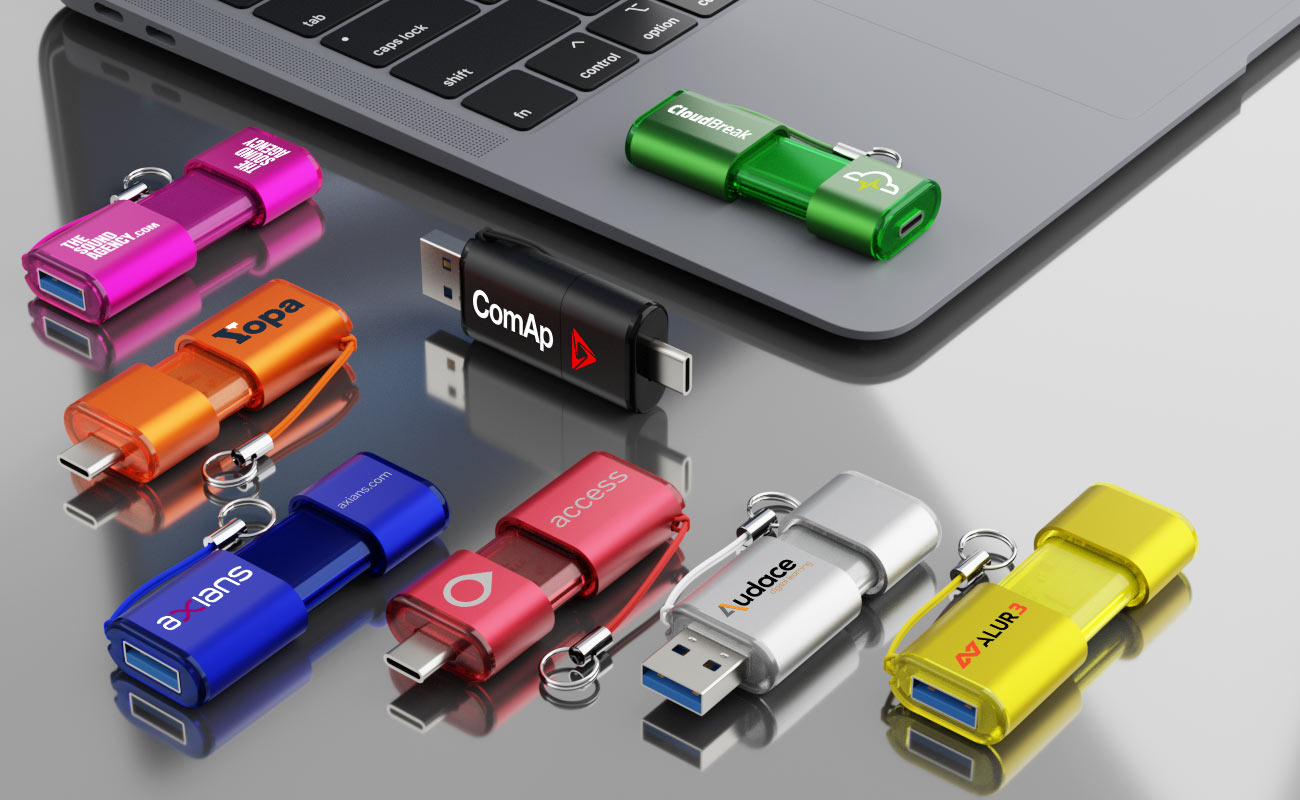 Shift - Promotional Flash Drives With USB-C