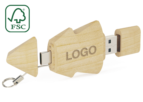 Tree Duo - Custom USB Sticks With USB-C Tree Duo - Custom USB Sticks With USB-C