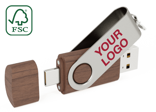 Twister Go Wood - Promotional USB Drives
