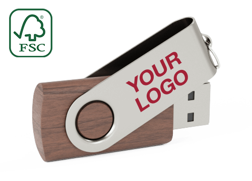 Twister Wood - USB Flash Drive Logo